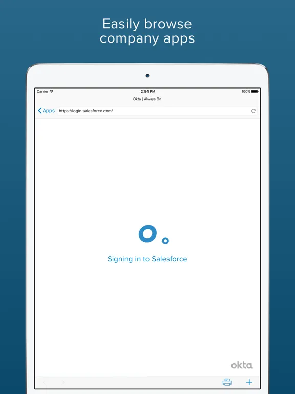 تصاویر Okta Mobile iPad 