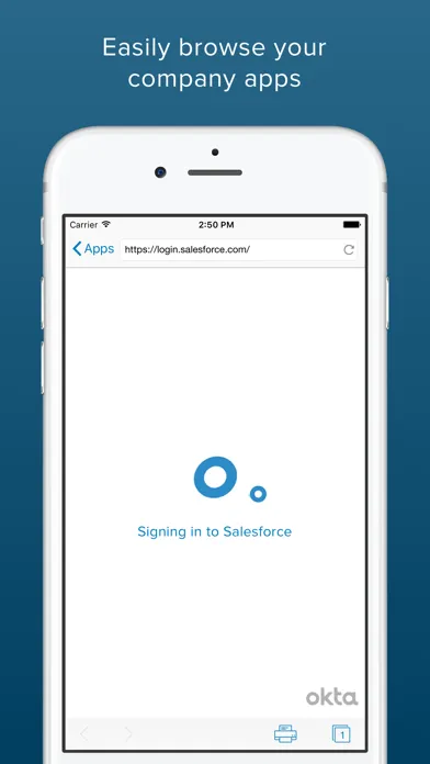 تصاویر Okta Mobile