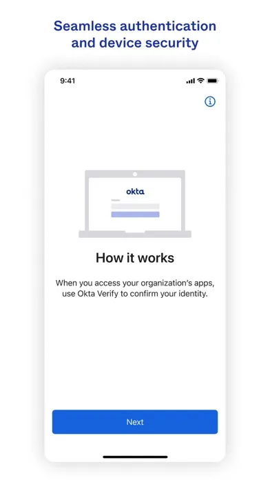 Okta Verify Screenshots