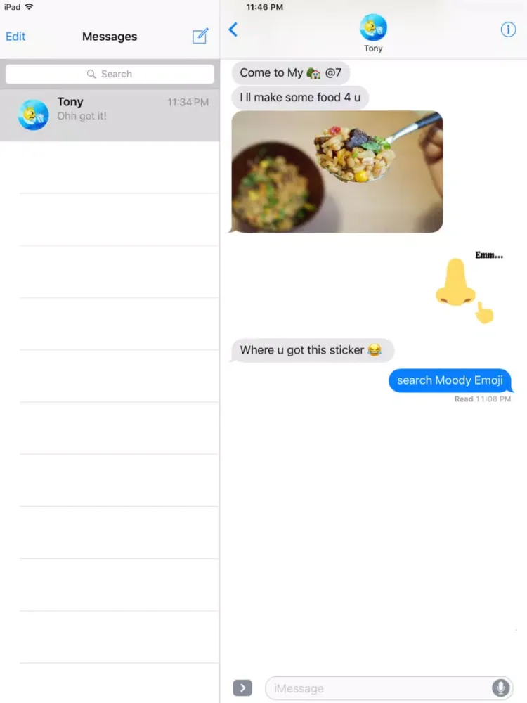 Moody Emoji- Funny GIF Emoji By Emooji iPad  স্ক্রিনশট