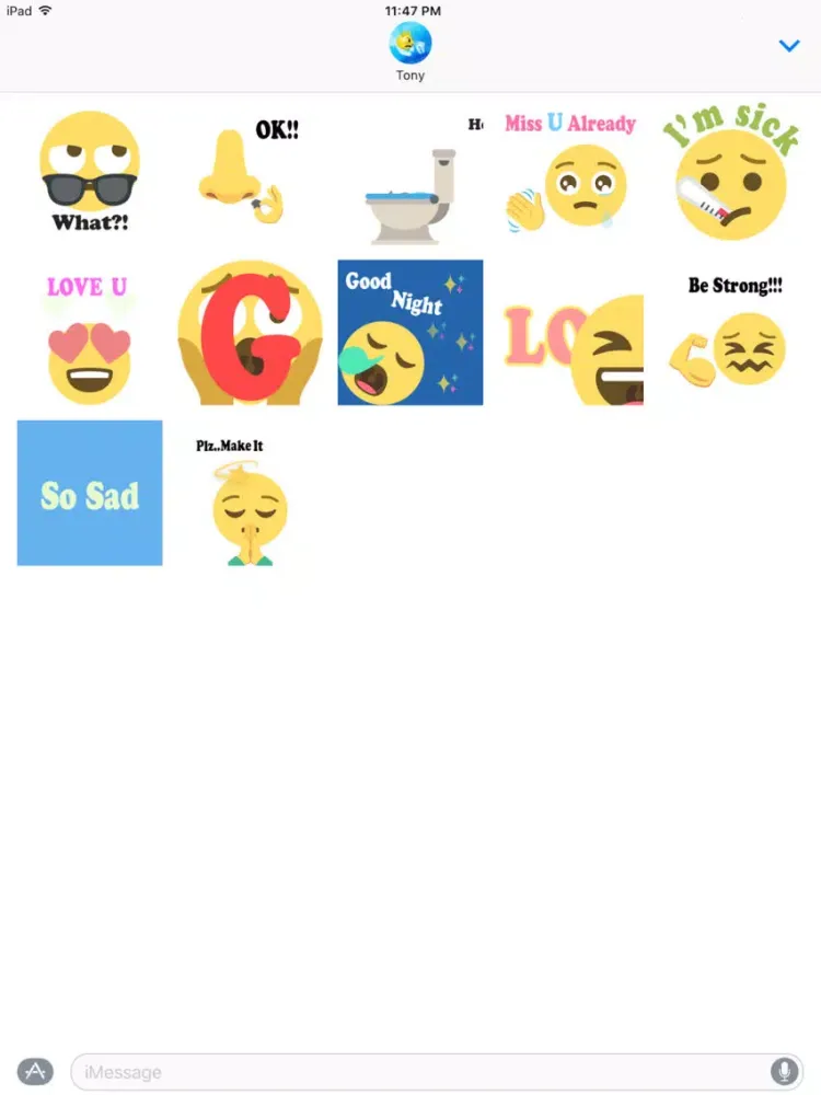 Moody Emoji- Funny GIF Emoji By Emooji iPad  স্ক্রিনশট