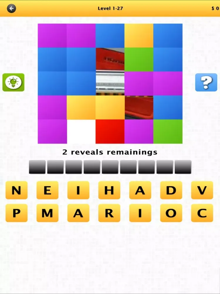 Guess 100 Pictures iPad  Screenshots