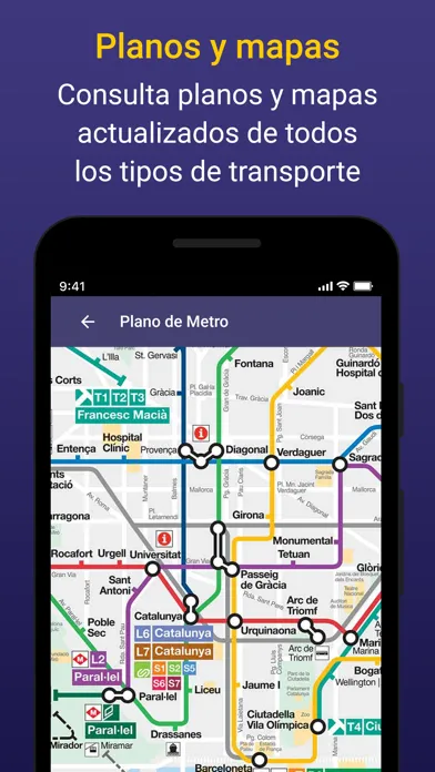 Ảnh chụp màn hình của Barcelona Bus Metro - Llegadas