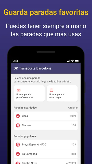 Ảnh chụp màn hình của Barcelona Bus Metro - Llegadas