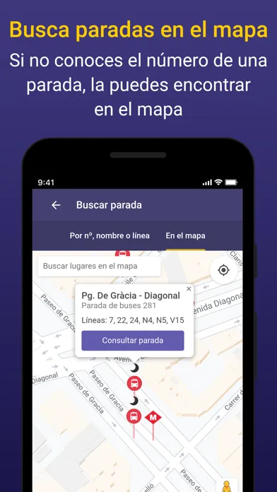 Ảnh chụp màn hình của Barcelona Bus Metro - Llegadas
