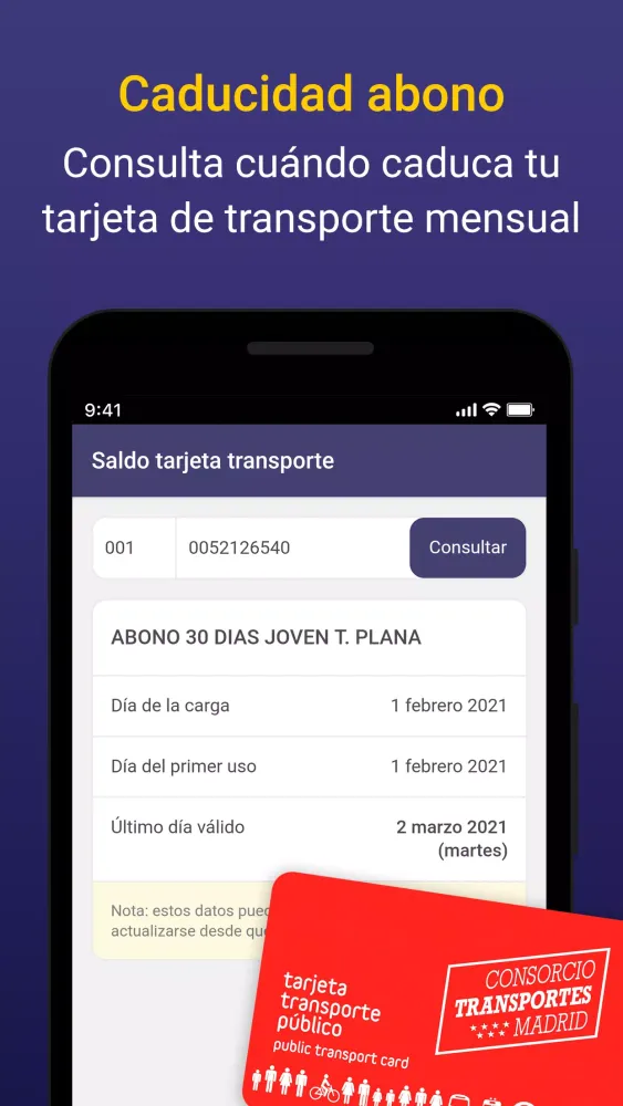 Скриншоты Saldo Tarjeta Transporte TTP