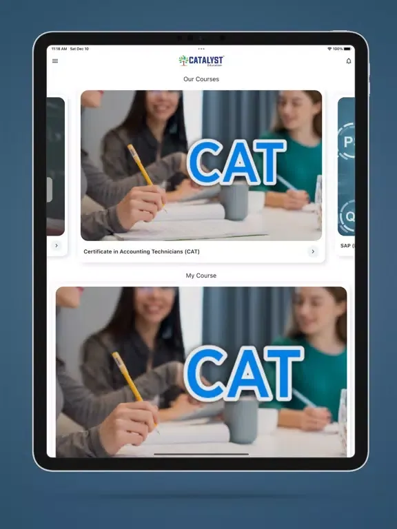 CATALYST E-LEARNING iPad  स्क्रीनशॉट