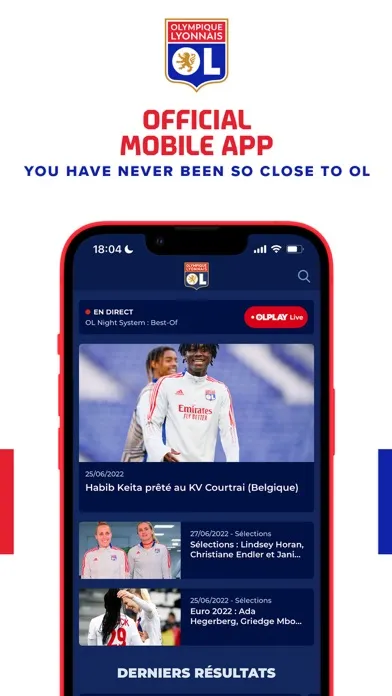 OLPLAY - Olympique Lyonnais应用截图