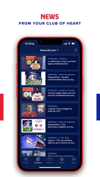 OLPLAY - Olympique Lyonnais应用截图