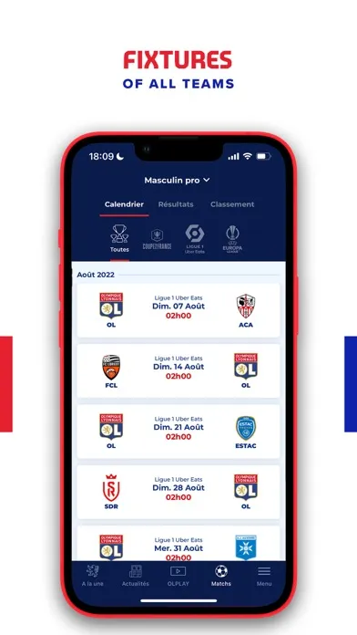 OLPLAY - Olympique Lyonnais应用截图