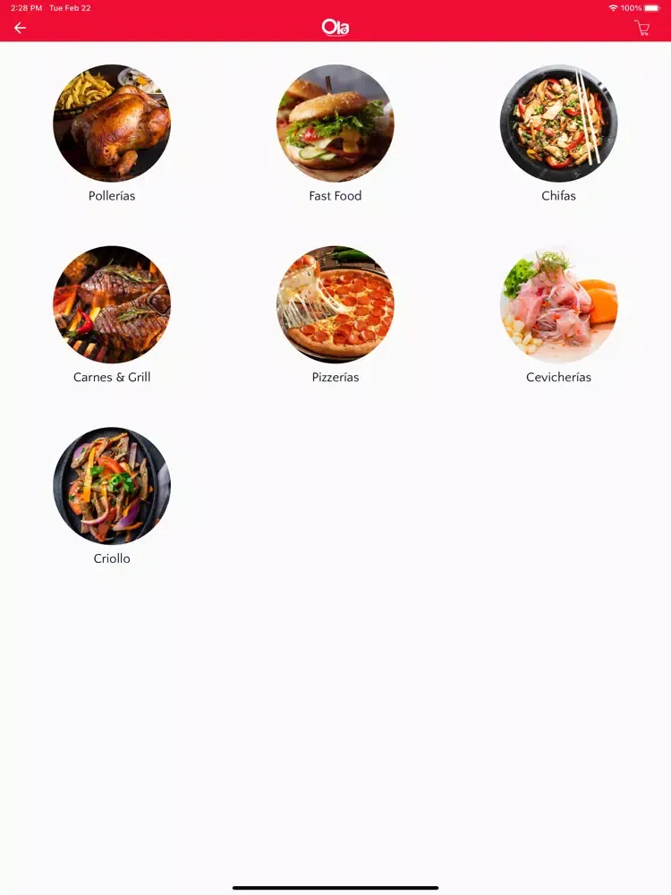 Ola App iPad  Screenshots