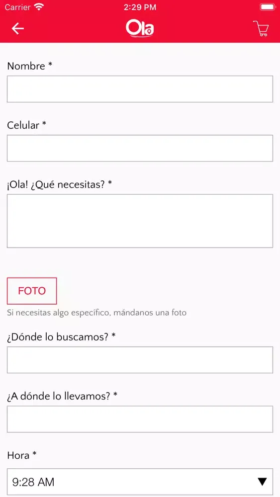 Ola App Screenshots