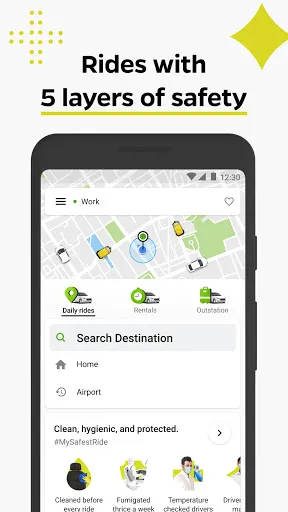 Ola, Safe and affordable rides Screenshots