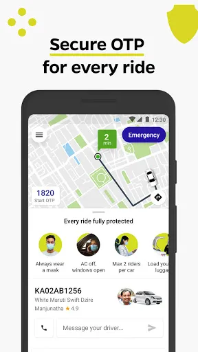 Ola, Safe and affordable rides Screenshots