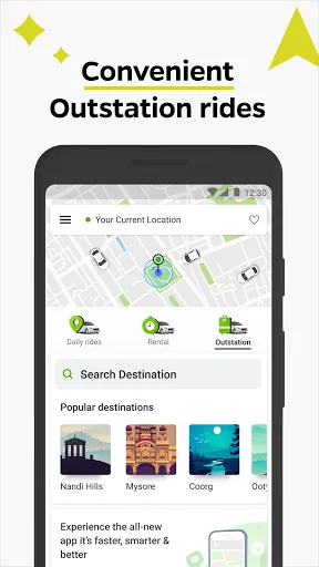 Ola, Safe and affordable rides Screenshots