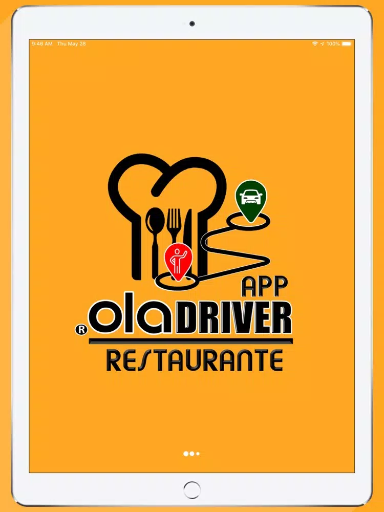 Capturas de tela do Restaurante OlaDriver App iPad 