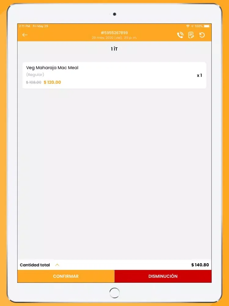 صور Restaurante OlaDriver App iPad 