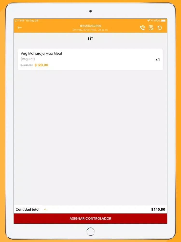 صور Restaurante OlaDriver App iPad 