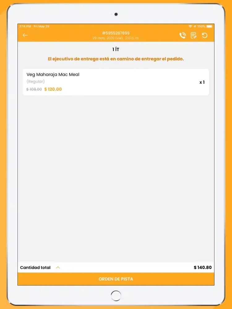 صور Restaurante OlaDriver App iPad 