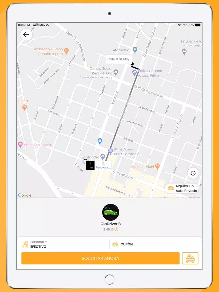 OlaDriver Usuarios iPad 应用截图