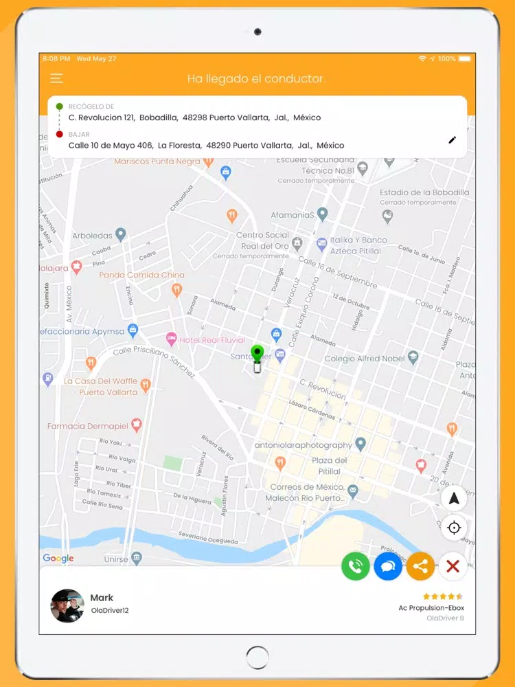 OlaDriver Usuarios iPad 应用截图