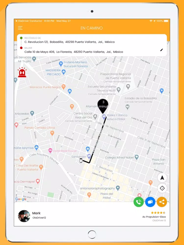 OlaDriver Usuarios iPad 应用截图
