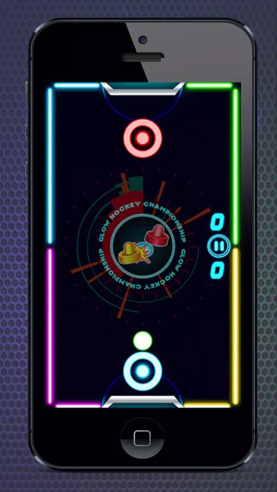 Capturas de pantalla de Glow Hockey HD Pro