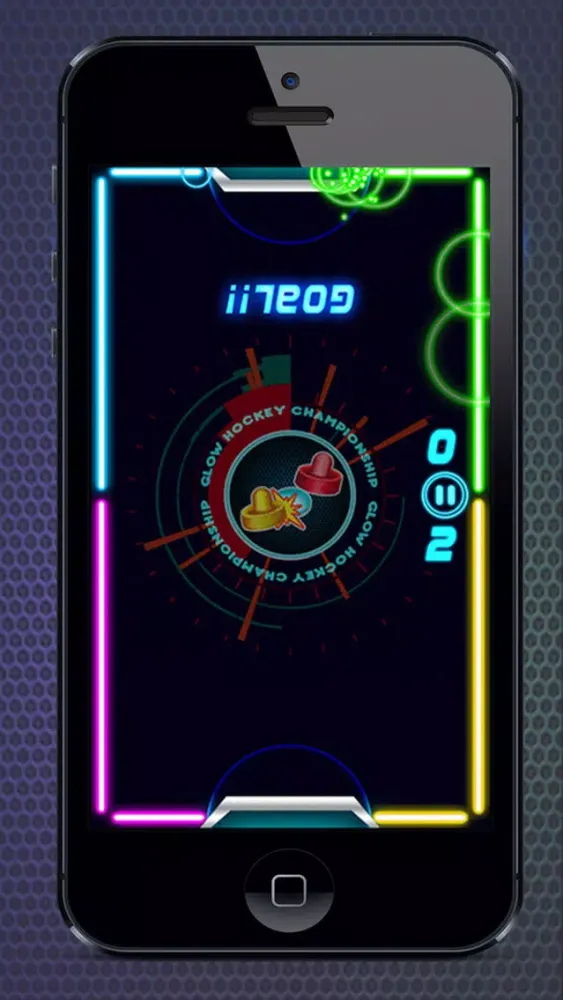 Capturas de pantalla de Glow Hockey HD Pro