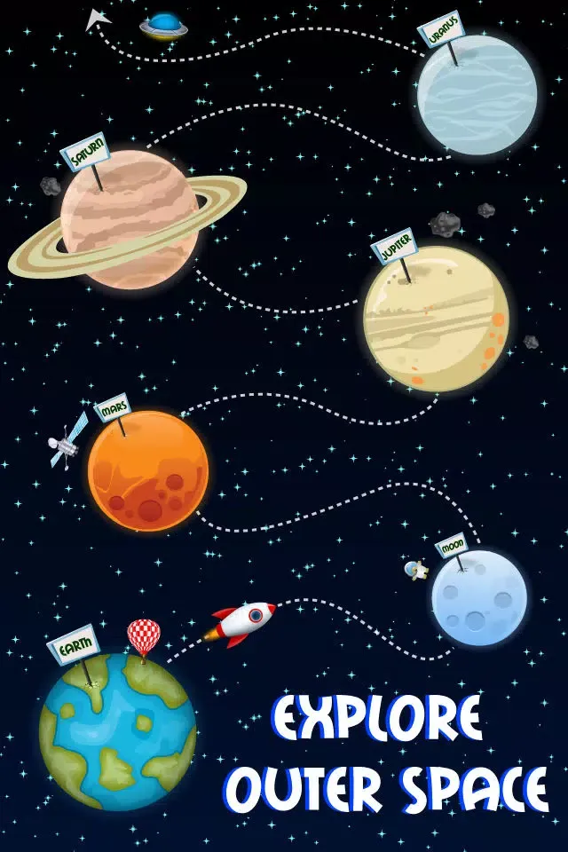 Tangkapan skrin Rocket Space