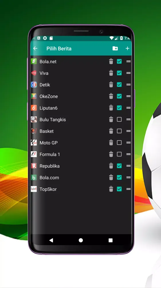 Berita Sepak Bola应用截图