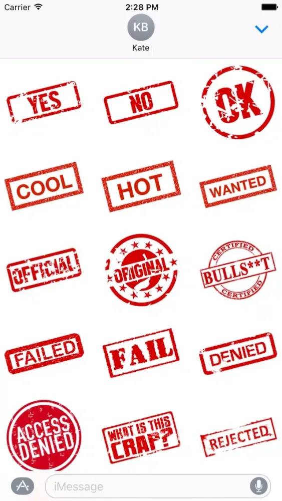 Stamp Stickers Ekran Görüntüleri