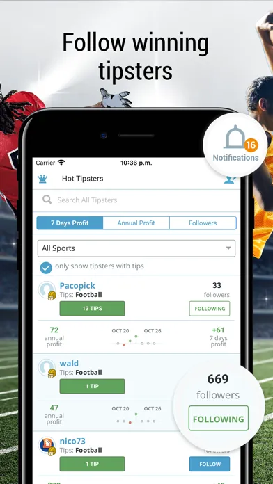 Скриншоты OLBG - Sports Betting Tips