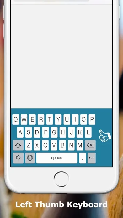 Screenshot di Thumb Keyboard - Single Thumb Keyboard to easy typing