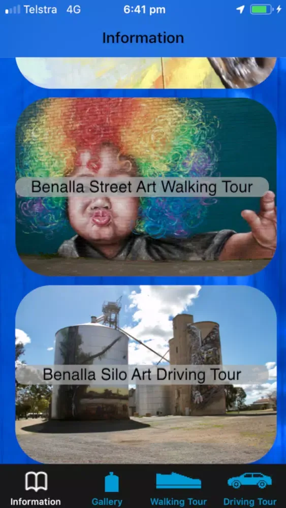 ภาพหน้าจอของ Benalla Street and Silo Art