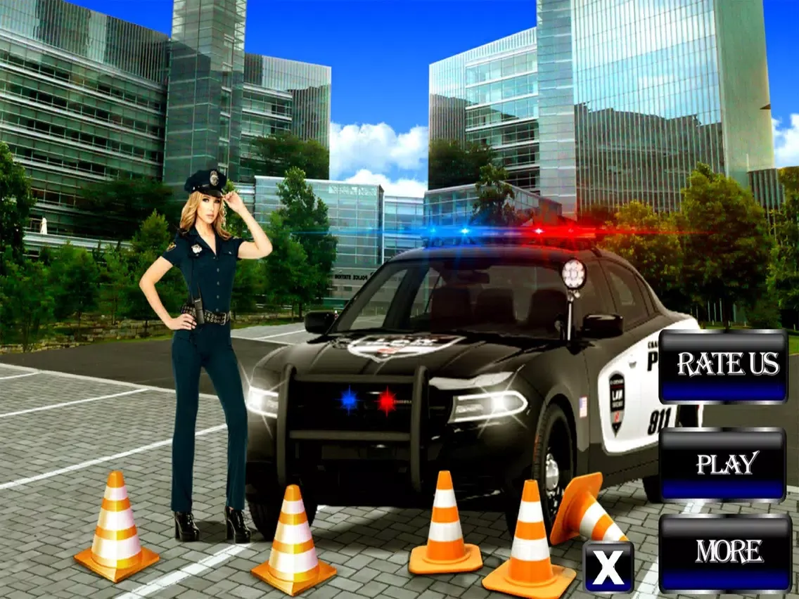 Highway Police Parking Car 3D iPad  Ekran Görüntüleri