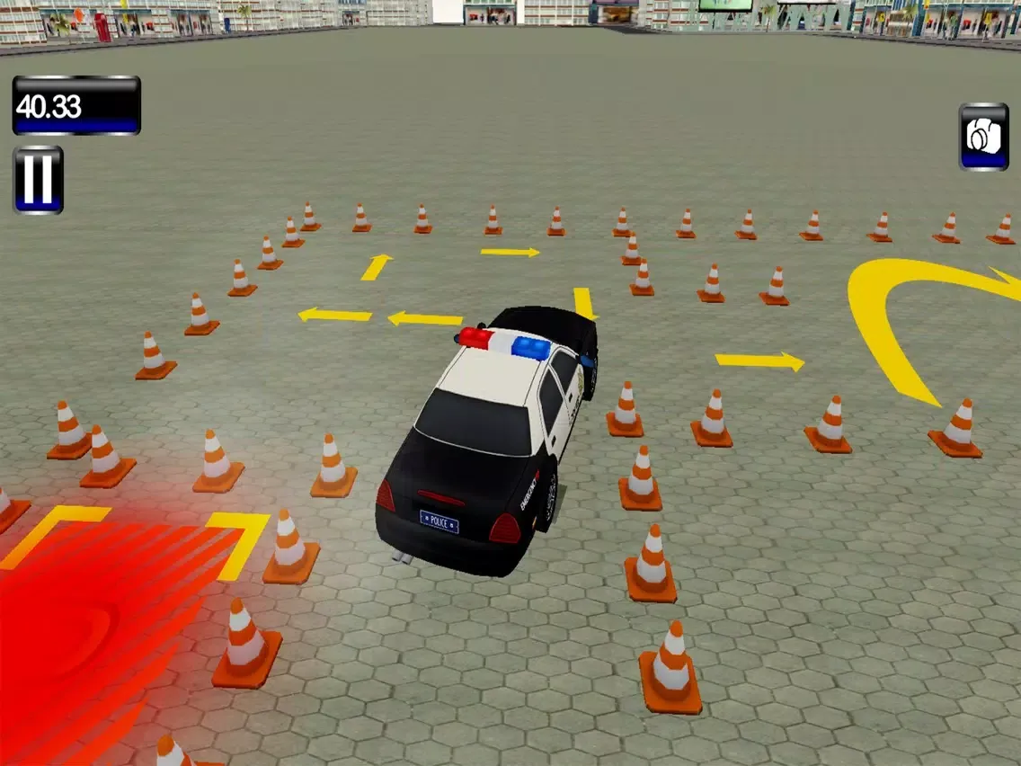 Highway Police Parking Car 3D iPad  Ekran Görüntüleri