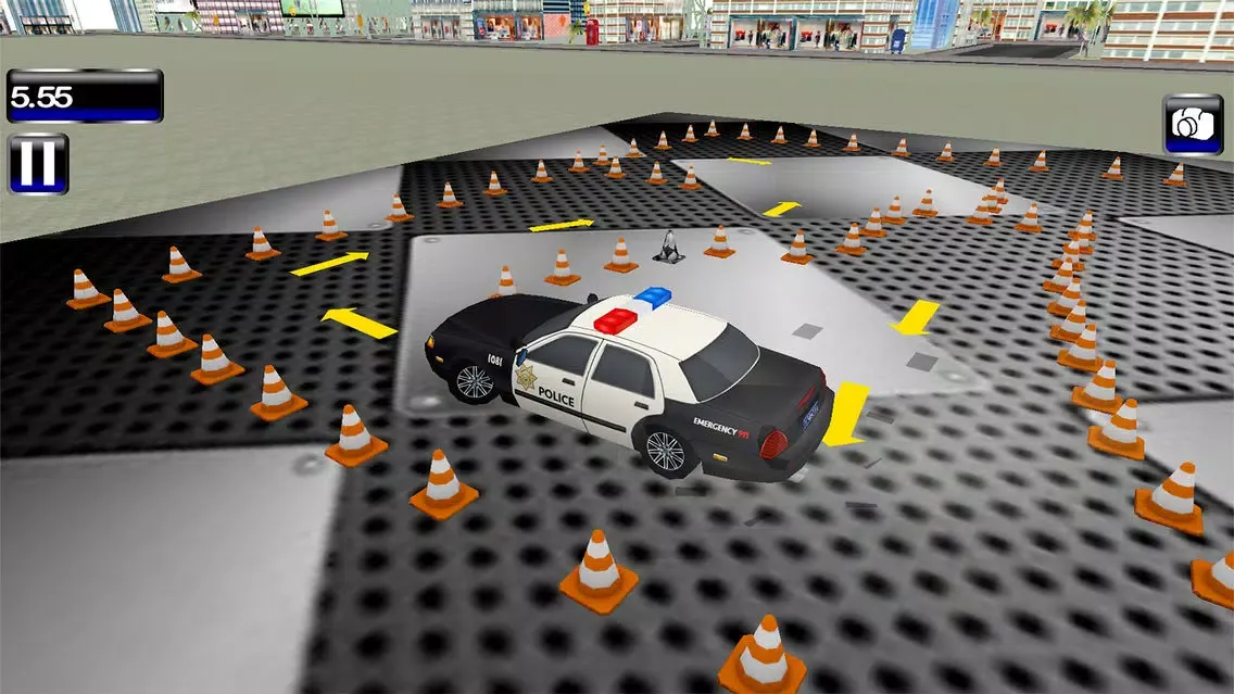 Highway Police Parking Car 3D Ekran Görüntüleri