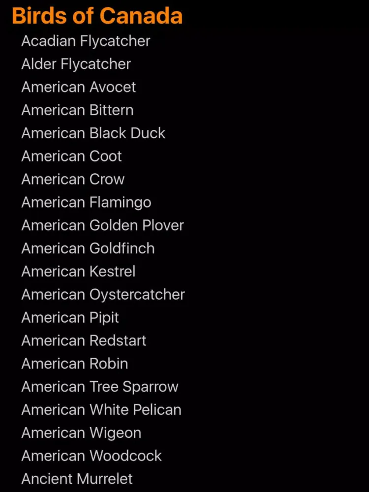 Capturas de pantalla de BIRD SCHOLAR Canada Edition iPad 