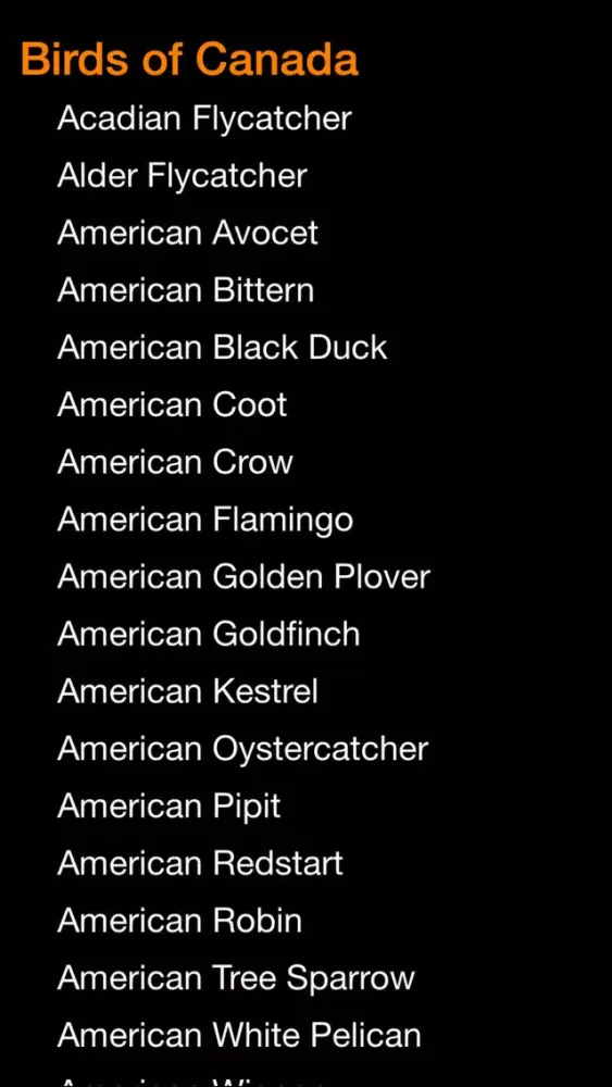 Capturas de pantalla de BIRD SCHOLAR Canada Edition