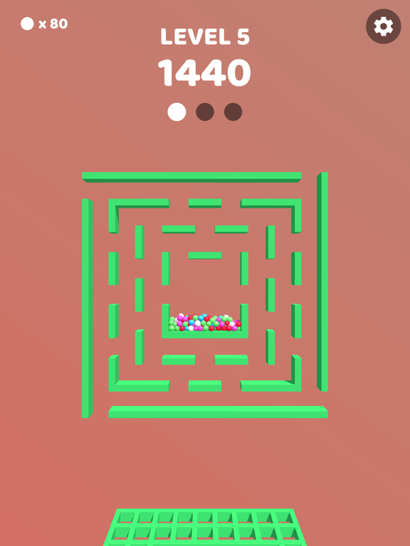 Capturas de tela do Roll Balls 3D:Rotate Maze Game iPad 