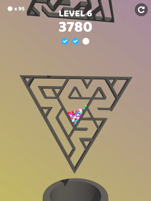 Capturas de tela do Roll Balls 3D:Rotate Maze Game iPad 