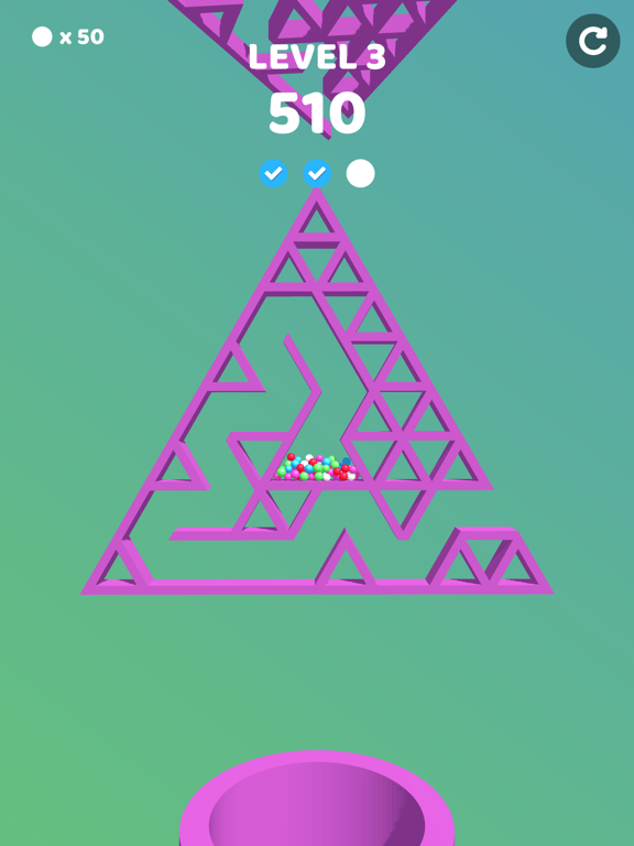 Capturas de tela do Roll Balls 3D:Rotate Maze Game iPad 