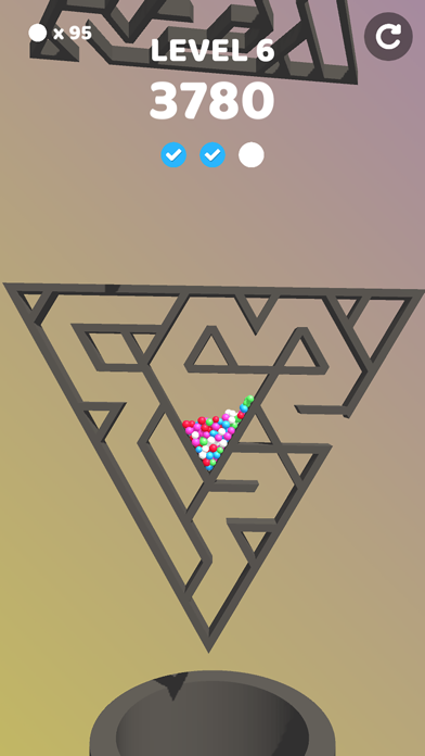 Capturas de tela do Roll Balls 3D:Rotate Maze Game