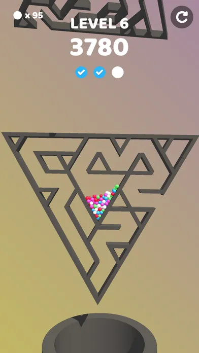 Capturas de tela do Roll Balls 3D:Rotate Maze Game