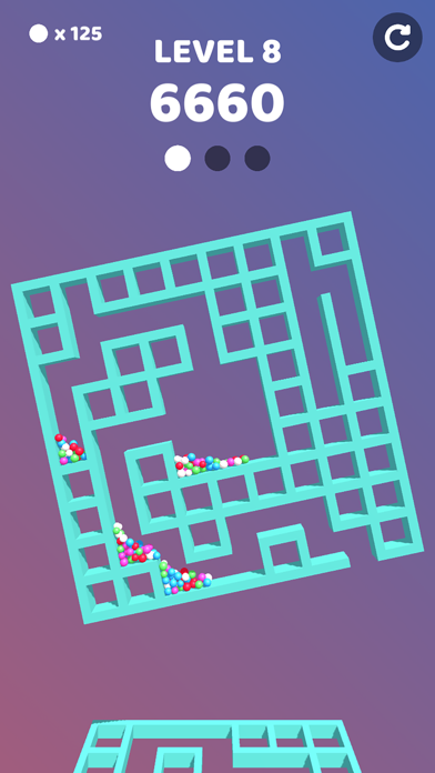 Capturas de tela do Roll Balls 3D:Rotate Maze Game