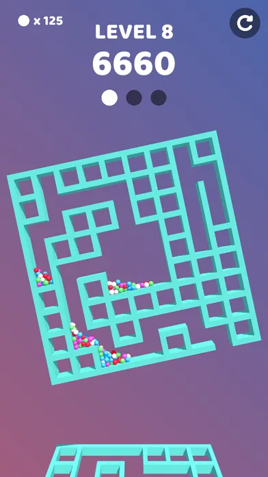 Capturas de tela do Roll Balls 3D:Rotate Maze Game