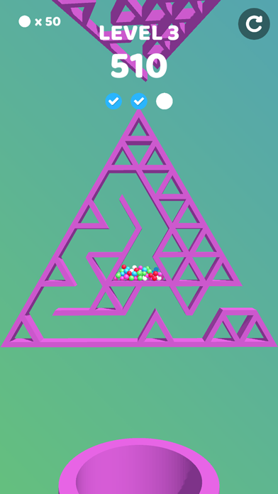 Capturas de tela do Roll Balls 3D:Rotate Maze Game
