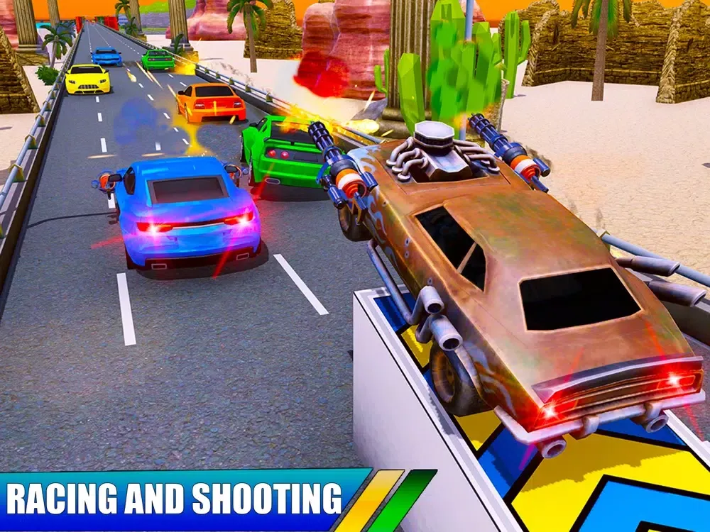 Car Shooting Game:Battle Crash iPad 应用截图