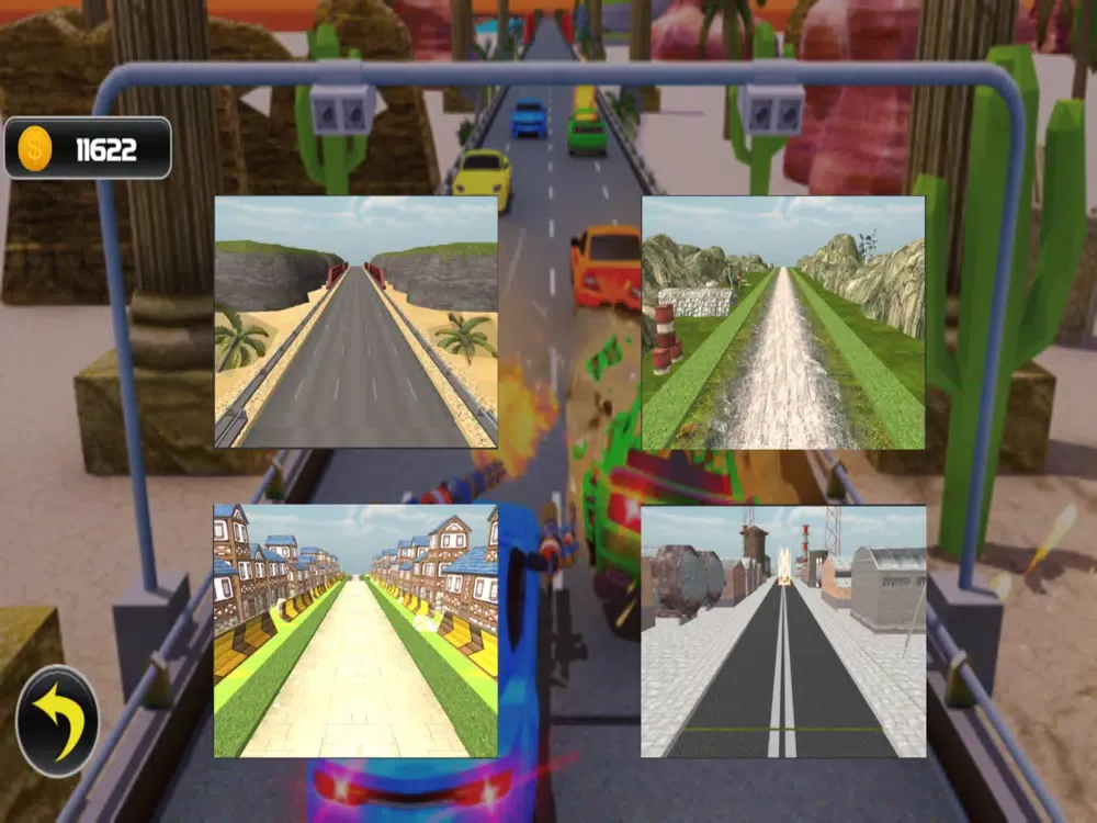 Car Shooting Game:Battle Crash iPad 应用截图