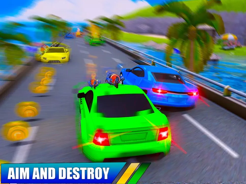 Car Shooting Game:Battle Crash iPad 应用截图